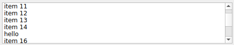 "Edited QListView"