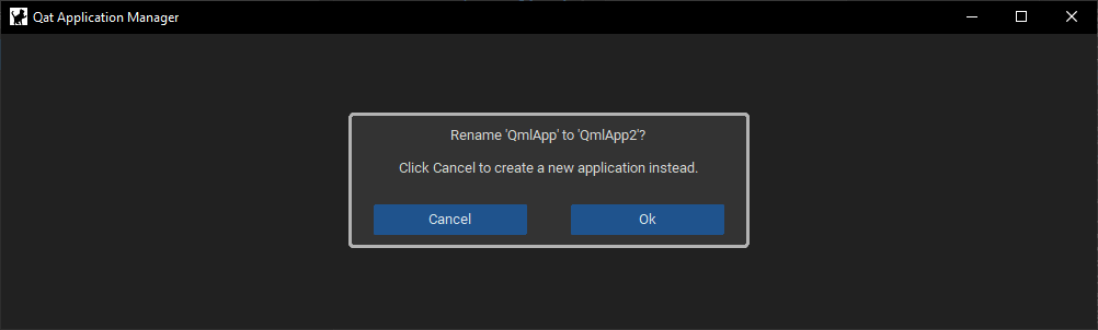 Confirm rename